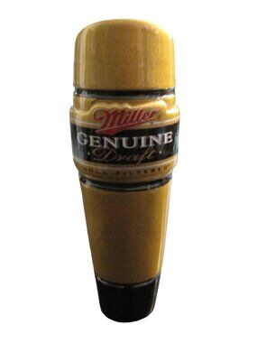 Miller Genuine Draft Beer Tap Pull Handle Tavern Style 5"